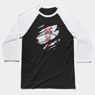 Wargreymon Rip Baseball T-Shirt